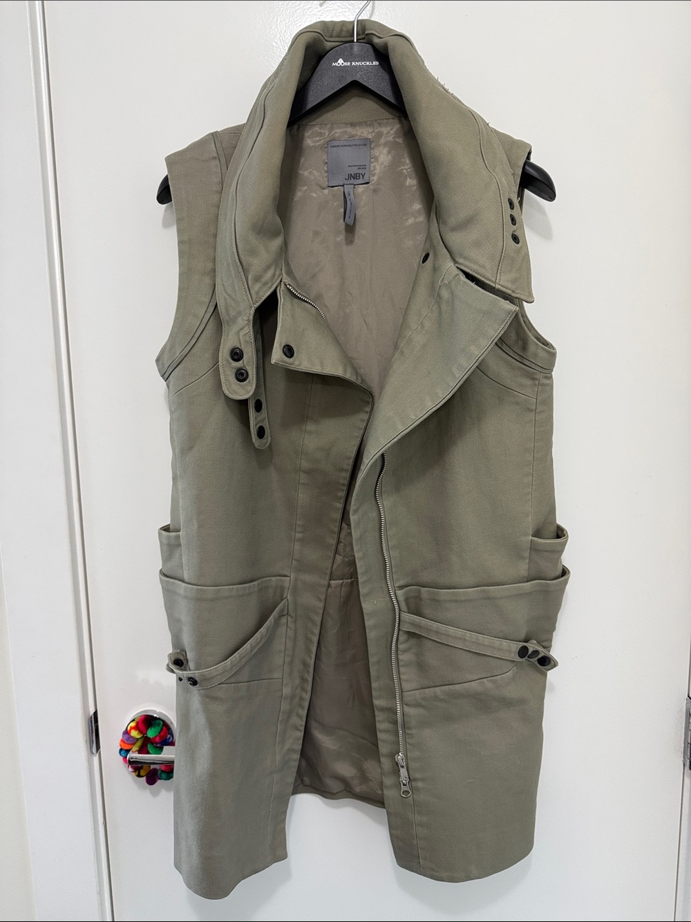 JNBY Olive Utility Vest Jacket - Sleeveless Coat